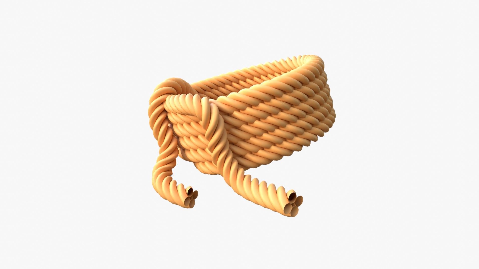 Climbing Rope 3D model_2