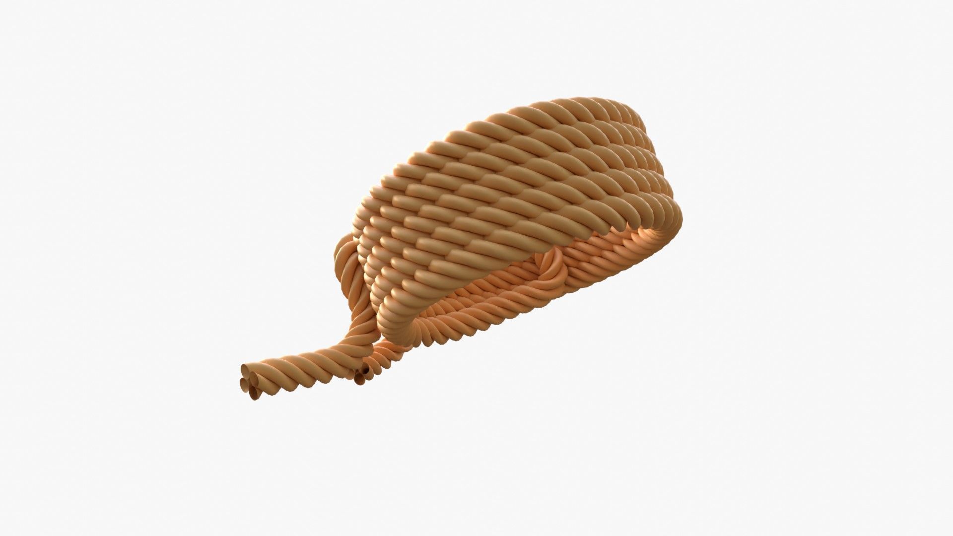 Climbing Rope 3D model_6