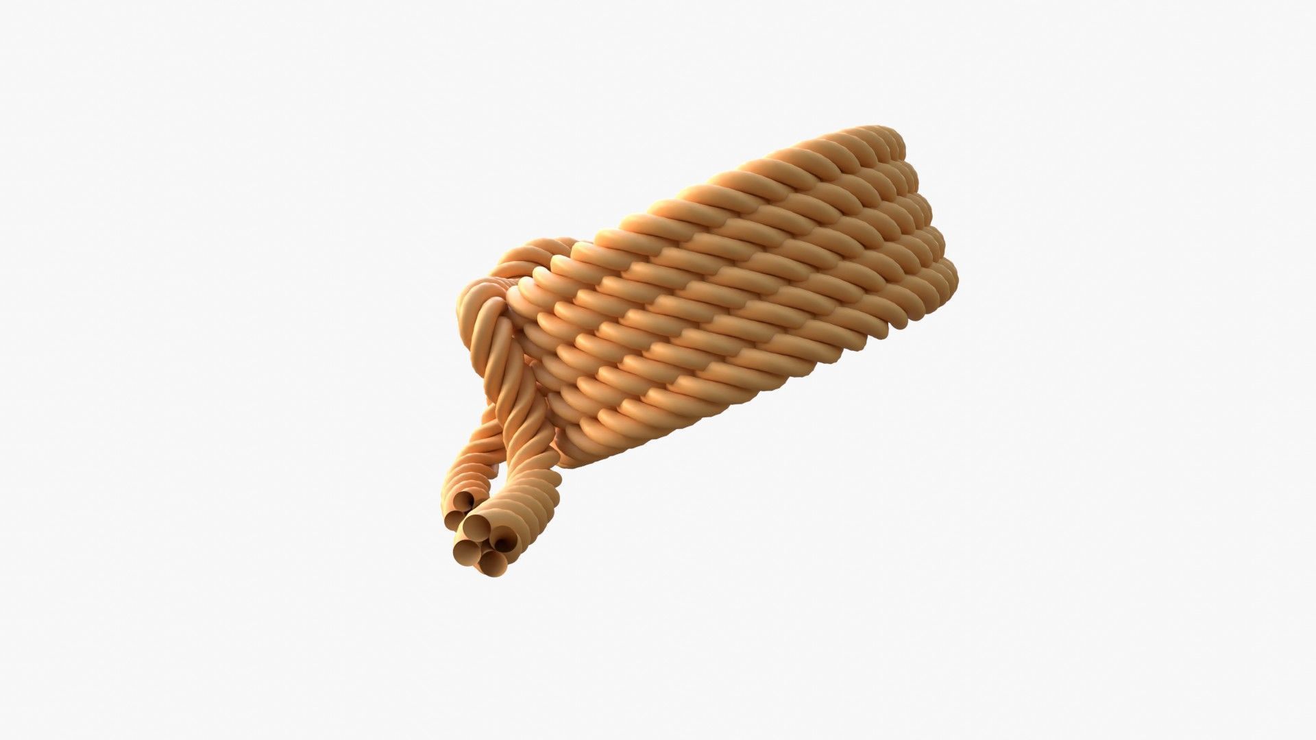 Climbing Rope 3D model_4