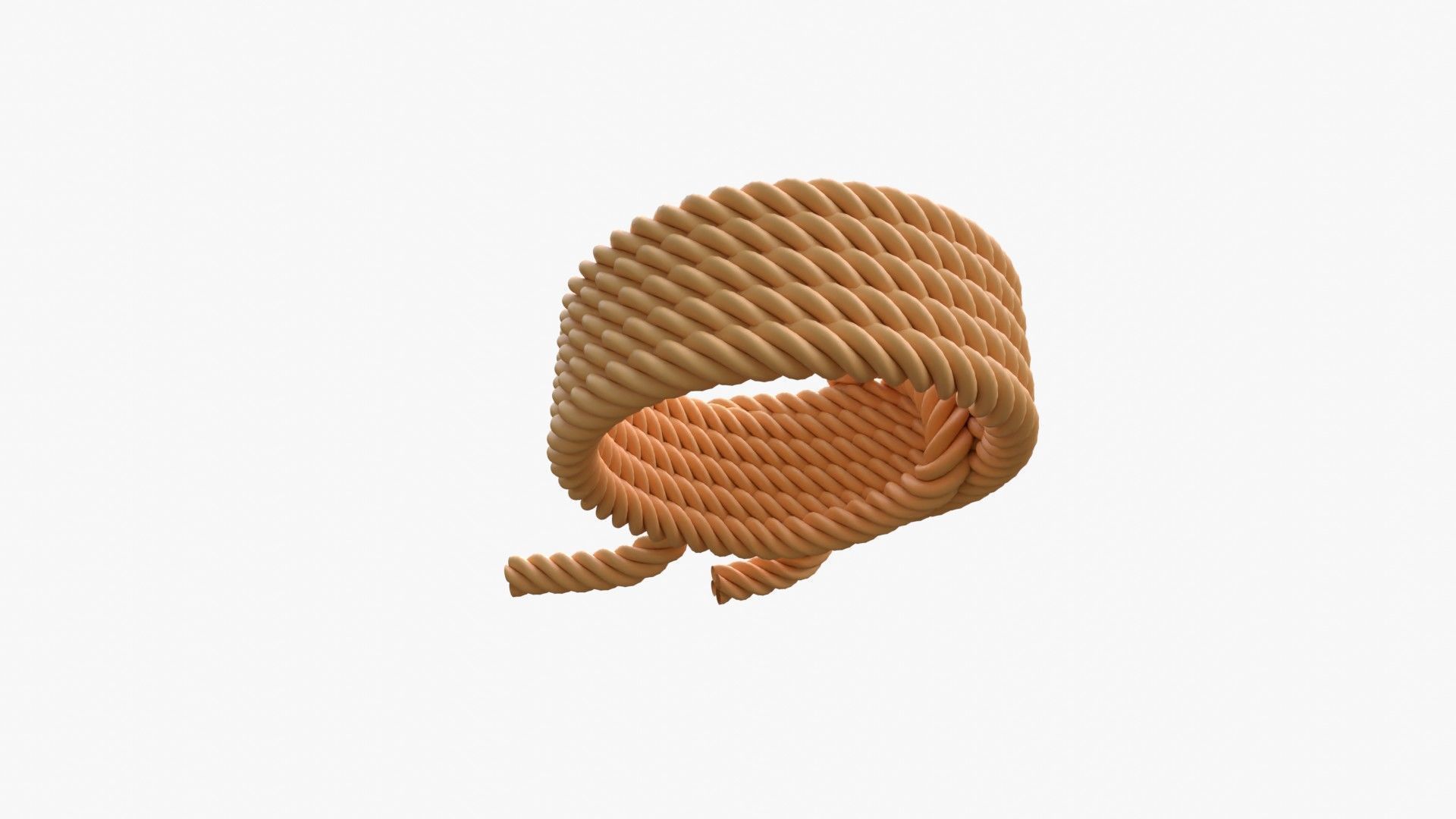 Climbing Rope 3D model_9
