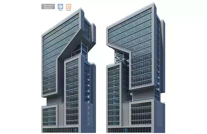 Modern building 018 tower and skyscraper