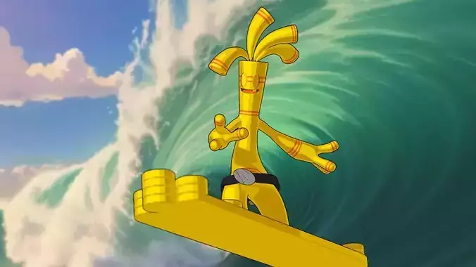 Pokemon Gholdengo Blender File 3D model