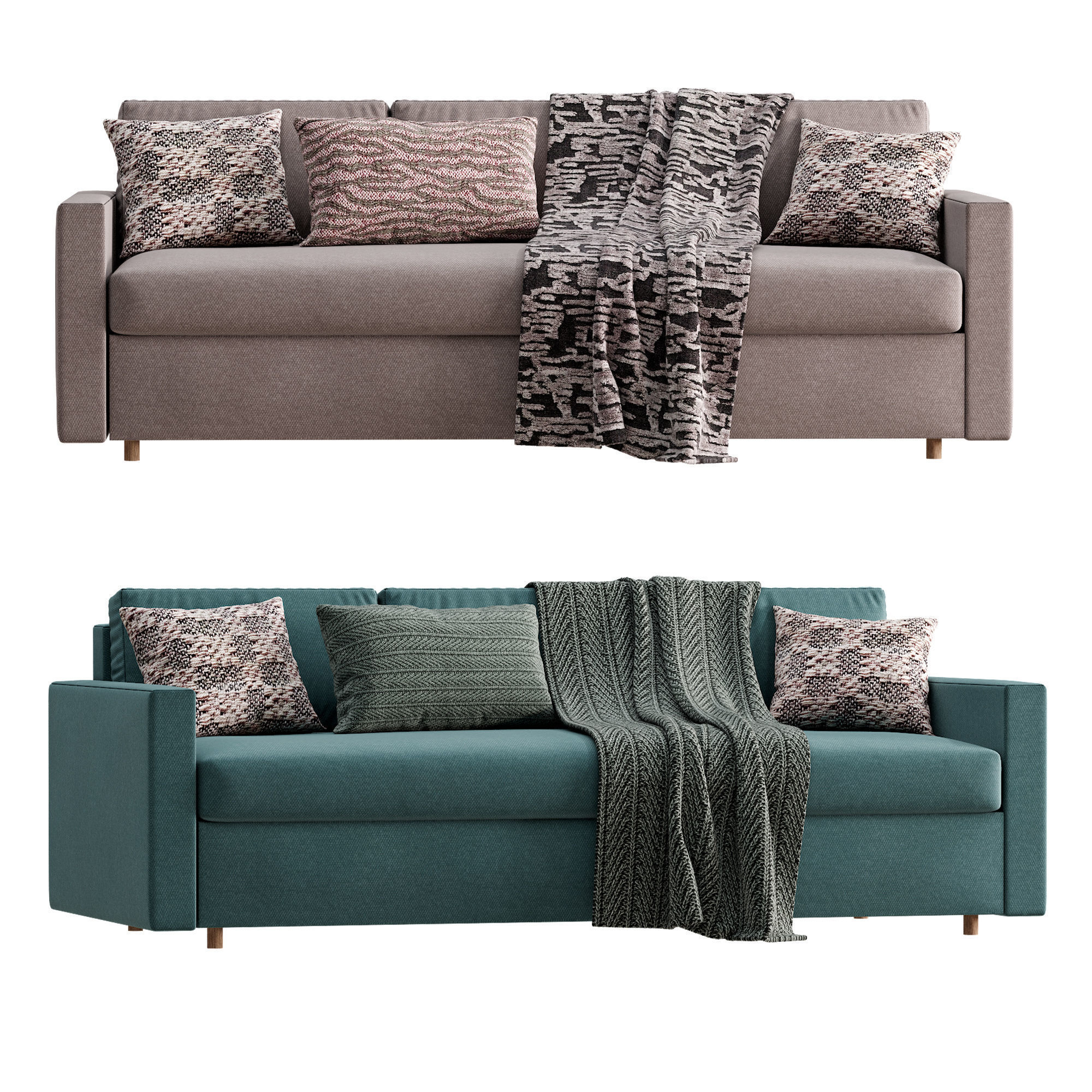 Friheten Sofa By Ikea 3D model_1