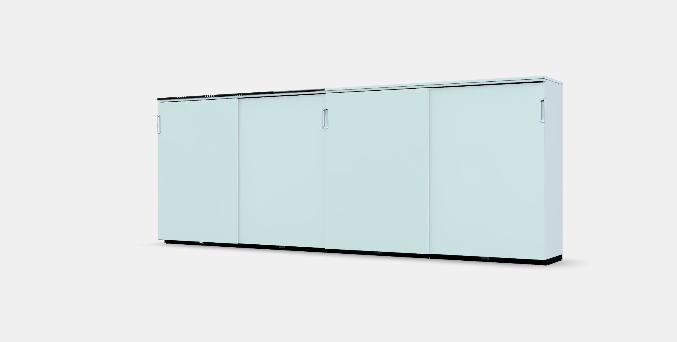 GALANT Storage combination w sliding doors 7 Low-poly 3D model_13