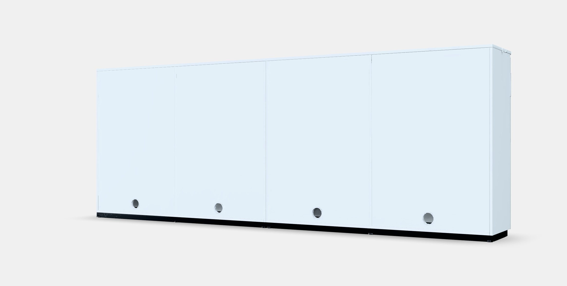 GALANT Storage combination w sliding doors 7 Low-poly 3D model_6
