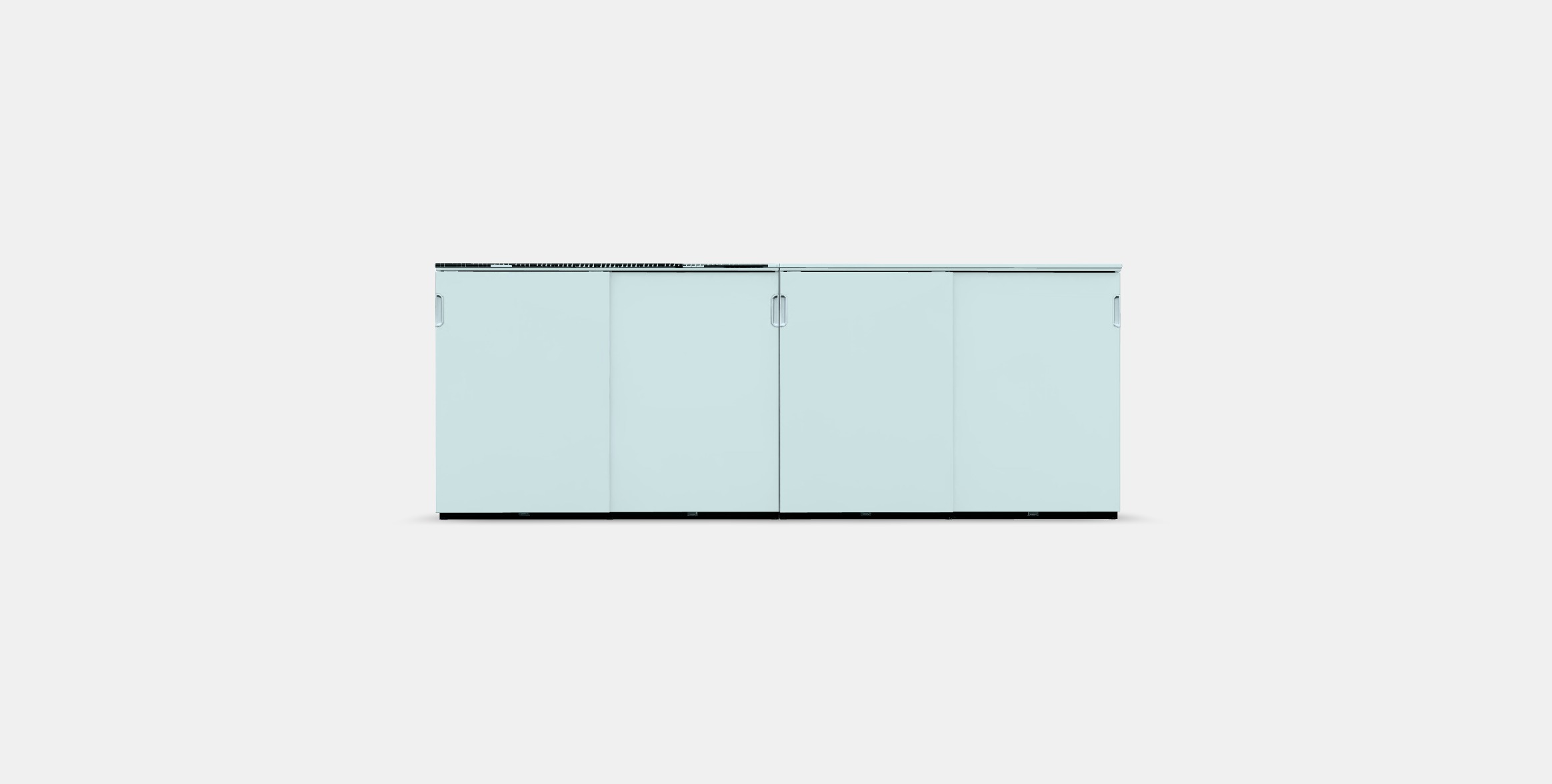 GALANT Storage combination w sliding doors 7 Low-poly 3D model_10