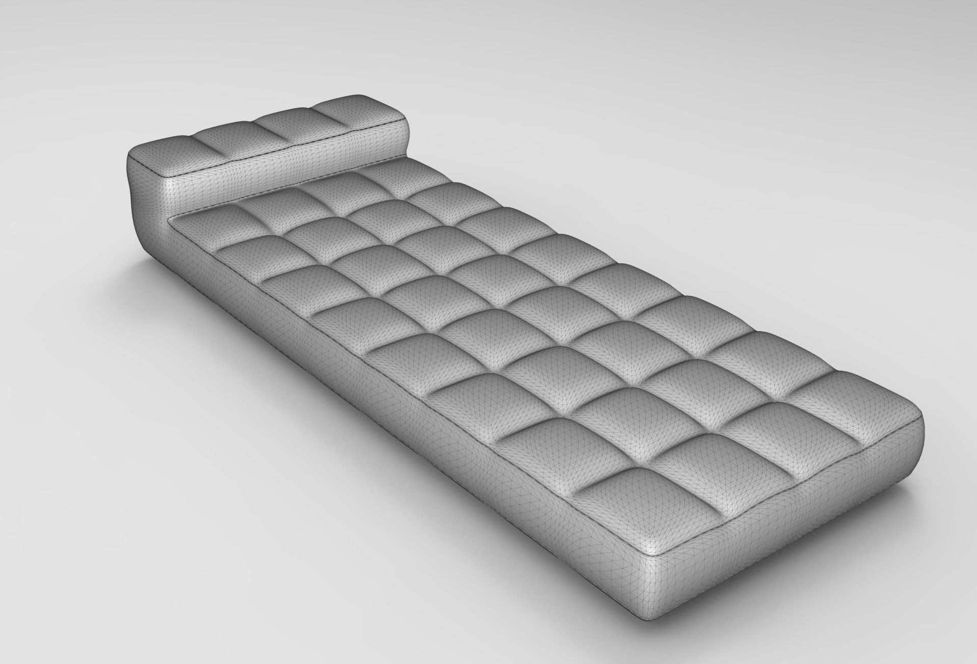 Finko Mattress Low-poly 3D model_5