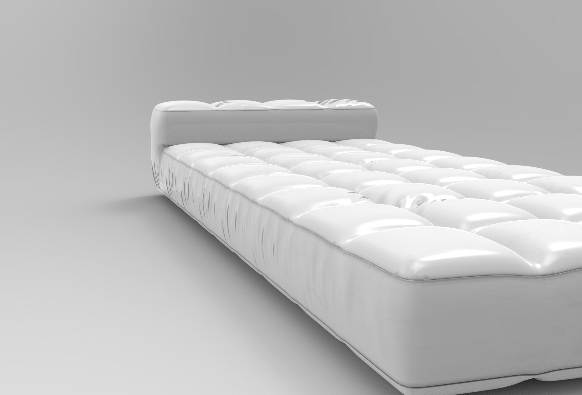 Finko Mattress Low-poly 3D model_4