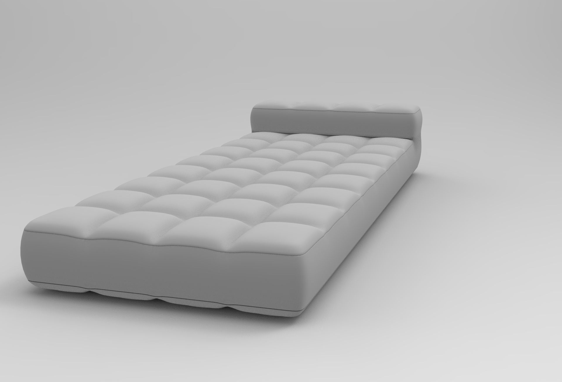 Finko Mattress Low-poly 3D model_8
