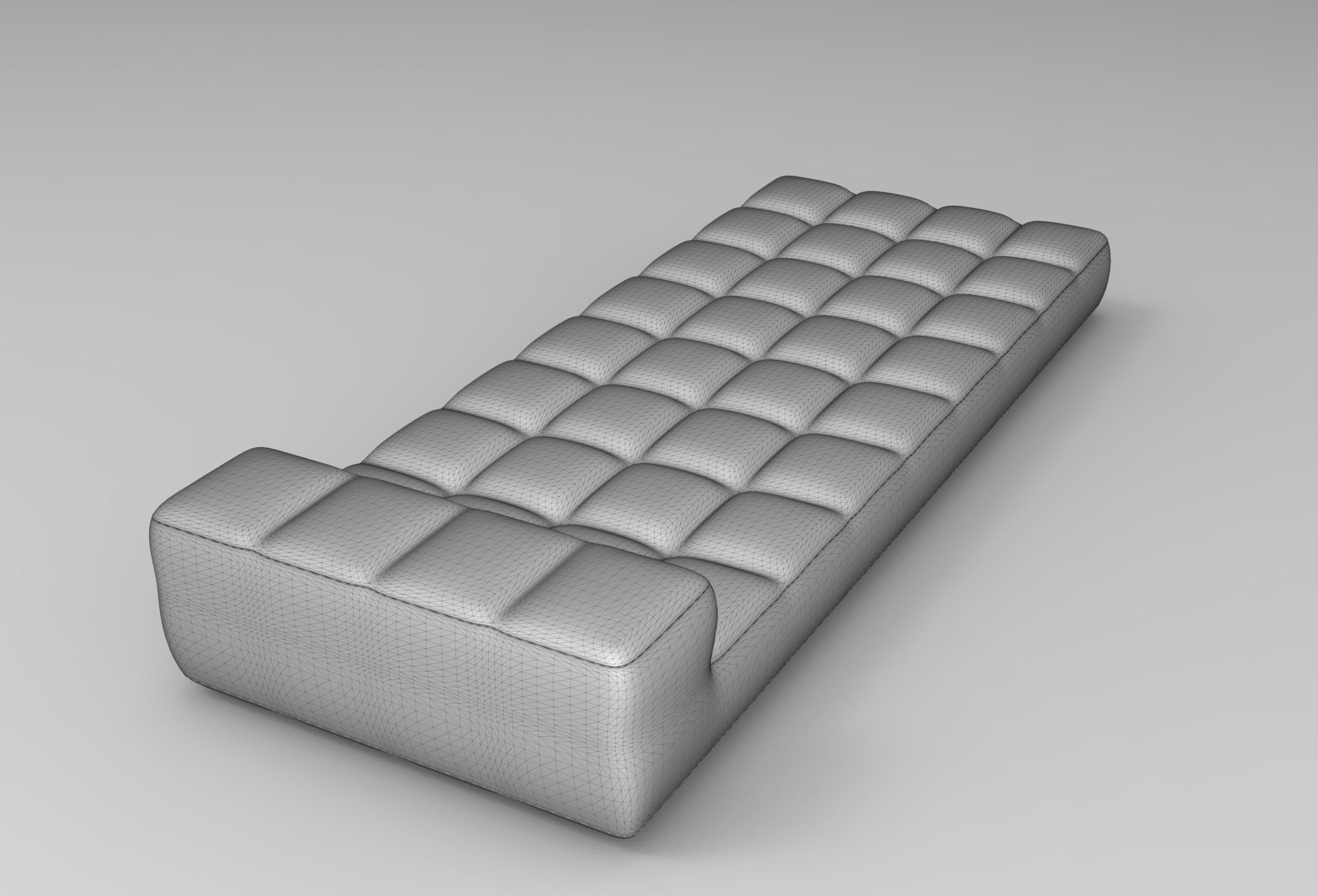 Finko Mattress Low-poly 3D model_6