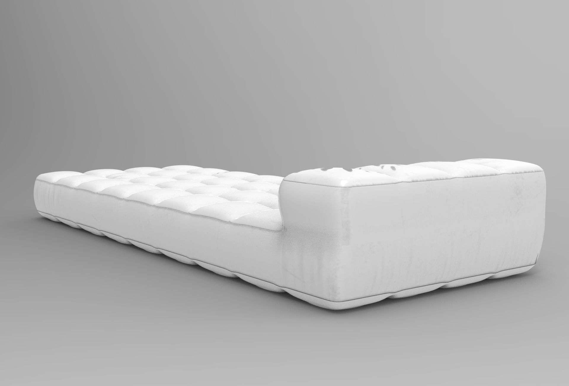 Finko Mattress Low-poly 3D model_2
