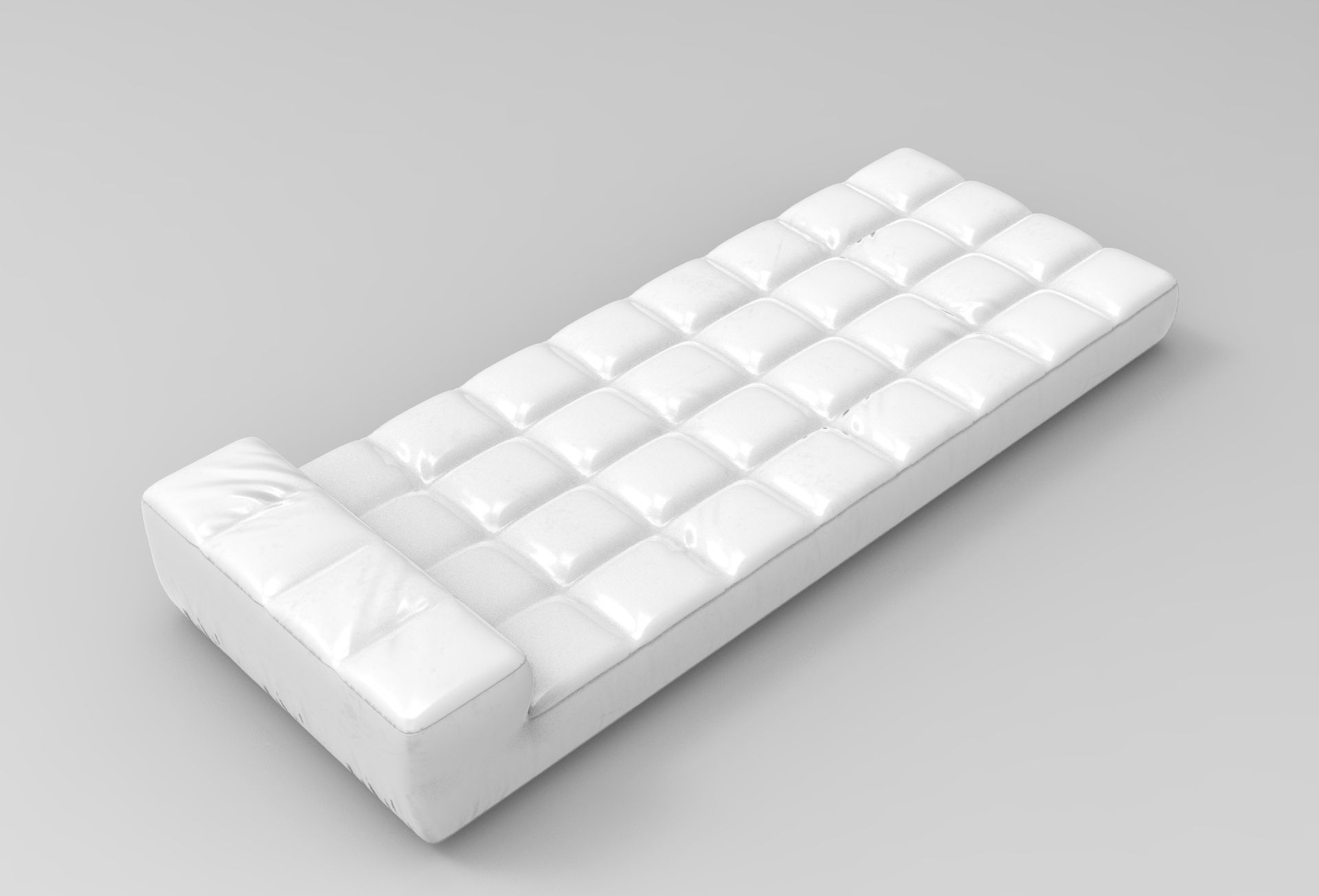 Finko Mattress Low-poly 3D model_1