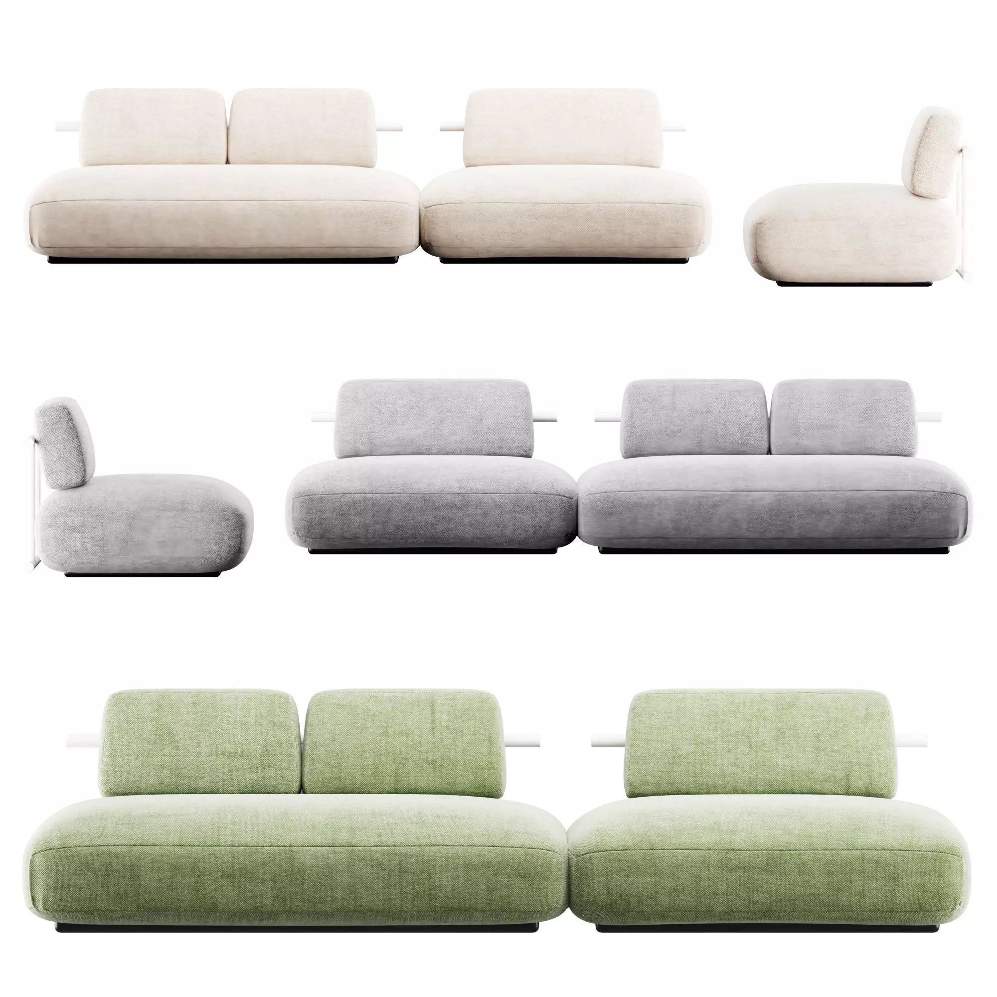 MDF Italia COZY sofa 3D model