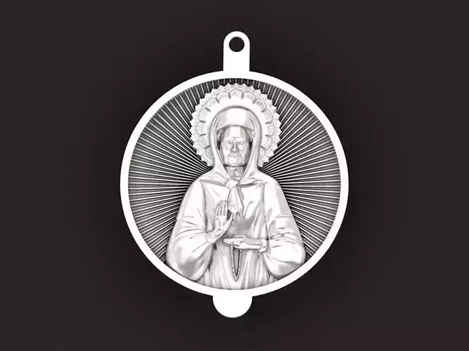 Matrona icon with pattern 1418