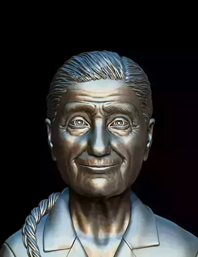 Old lady 3D print model
