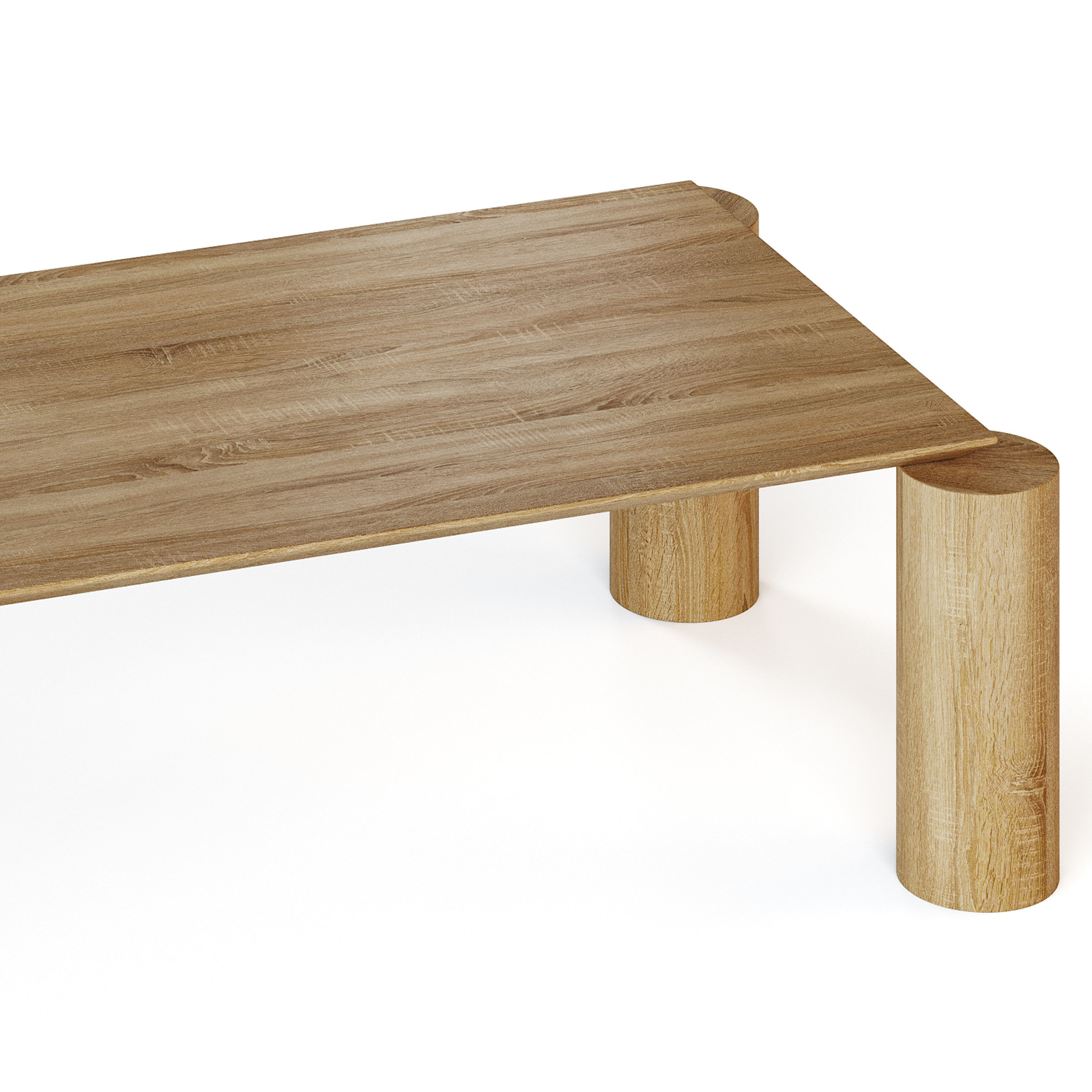 Modern coffee table 3 3D model_12