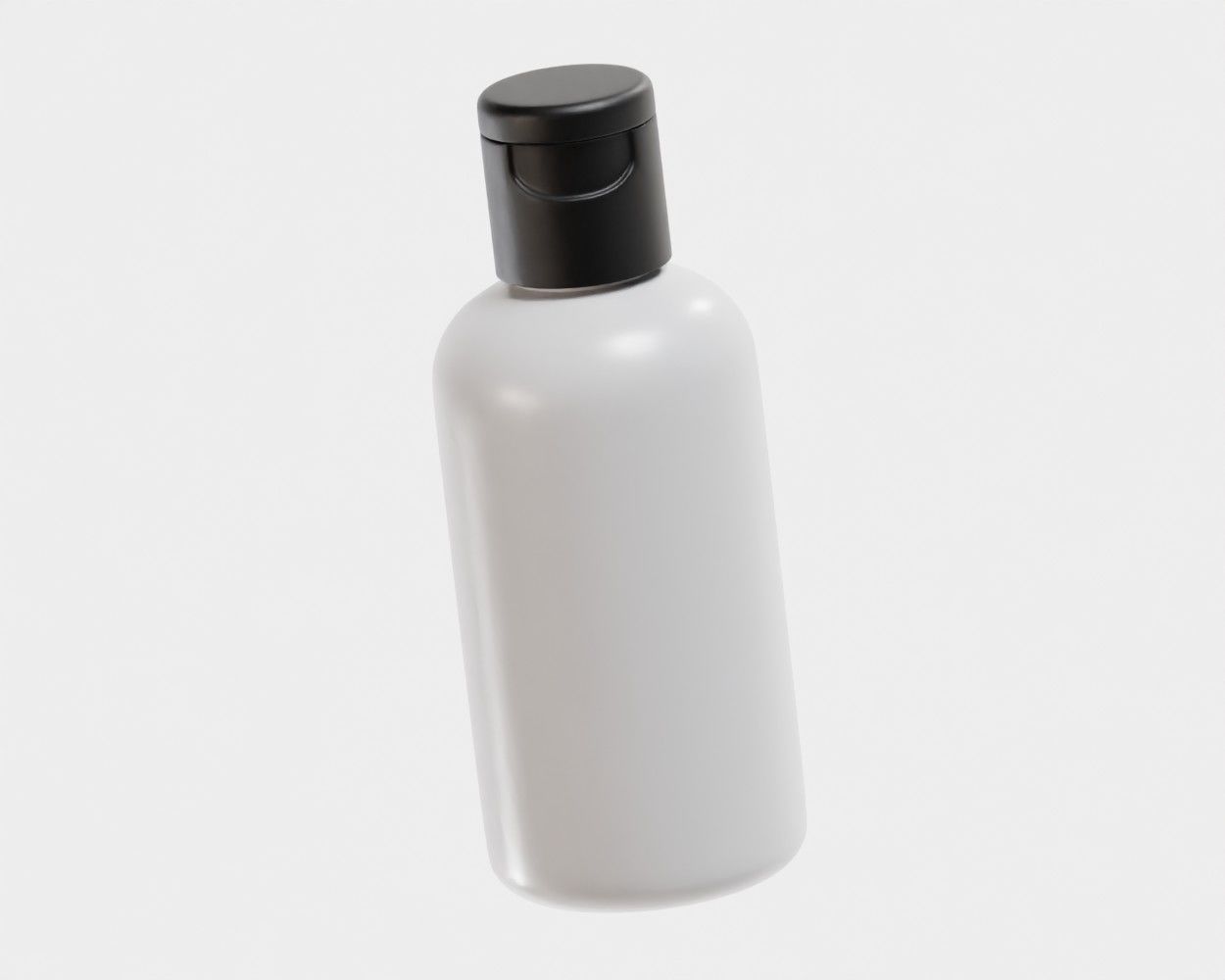 Cosmetic bottle Low-poly 3D model_3