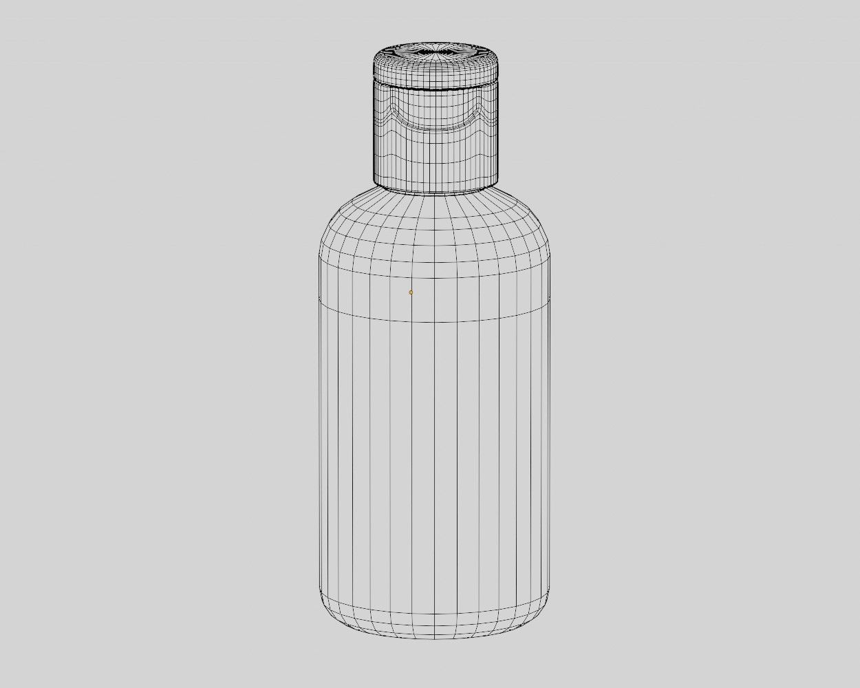 Cosmetic bottle Low-poly 3D model_6