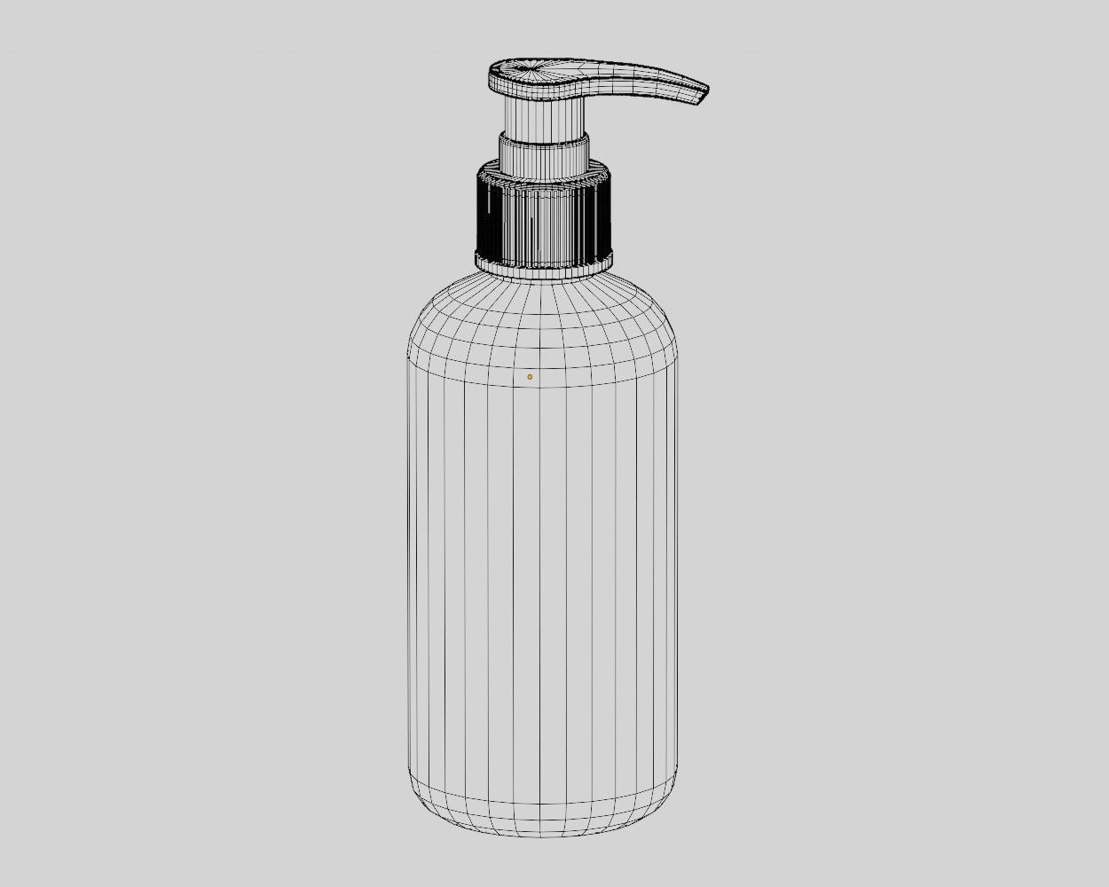 Lotion Bottle  Low-poly 3D model_6