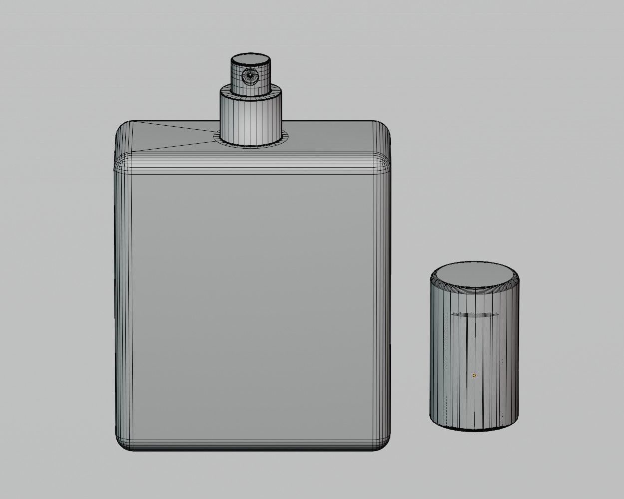 Perfume Glass Bottle Low-poly 3D model_5