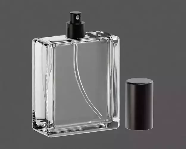 Perfume Glass Bottle Low-poly 3D model