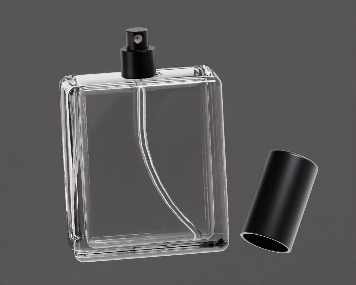 Perfume Glass Bottle Low-poly 3D model_4