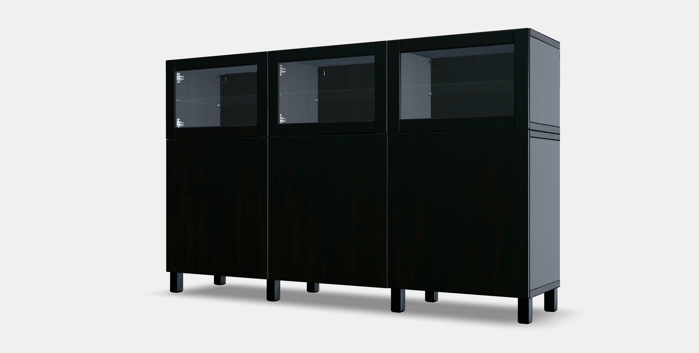 BESTA Storage combination with doors 41 Low-poly 3D model_11
