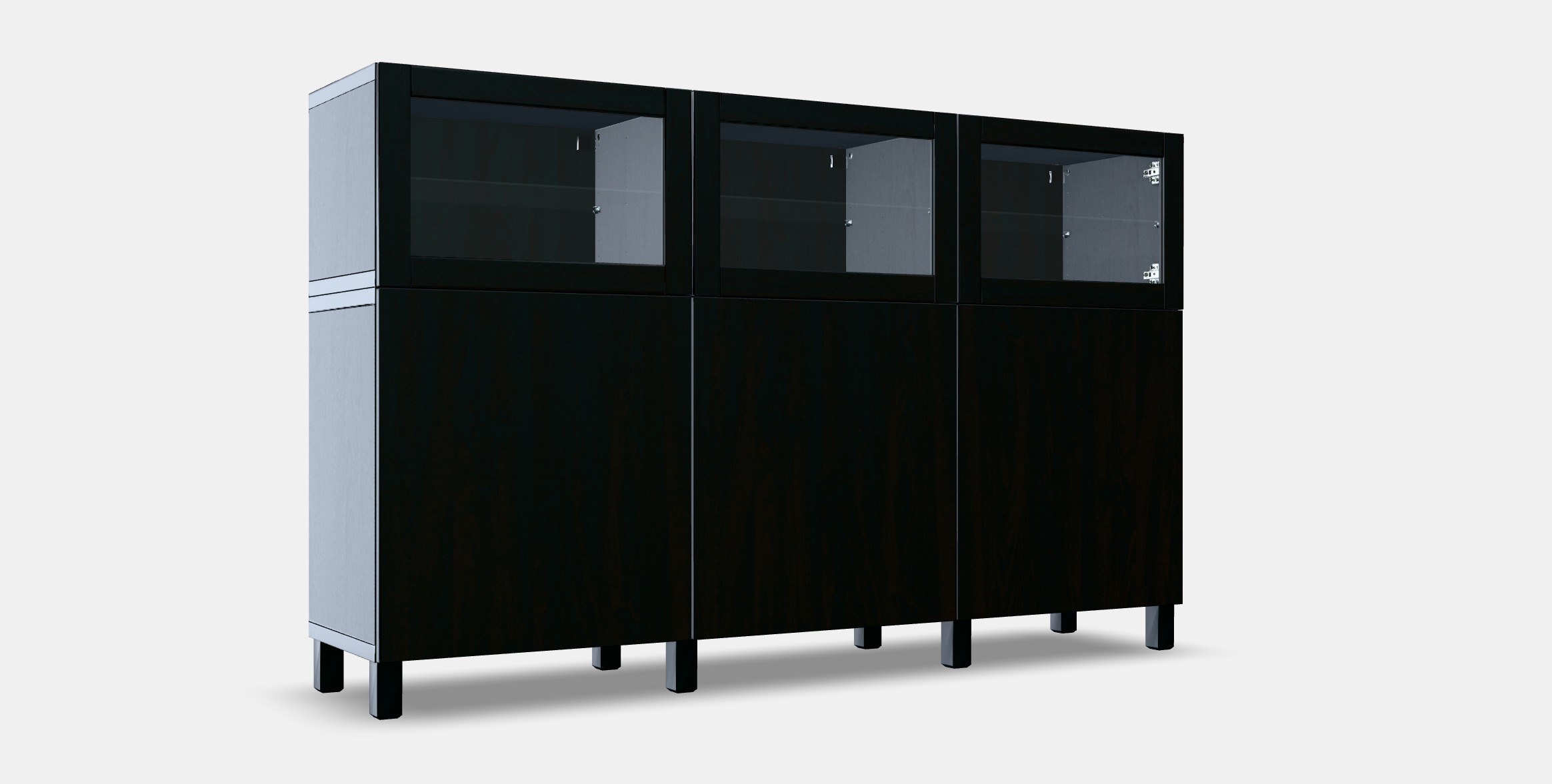 BESTA Storage combination with doors 41 Low-poly 3D model_9