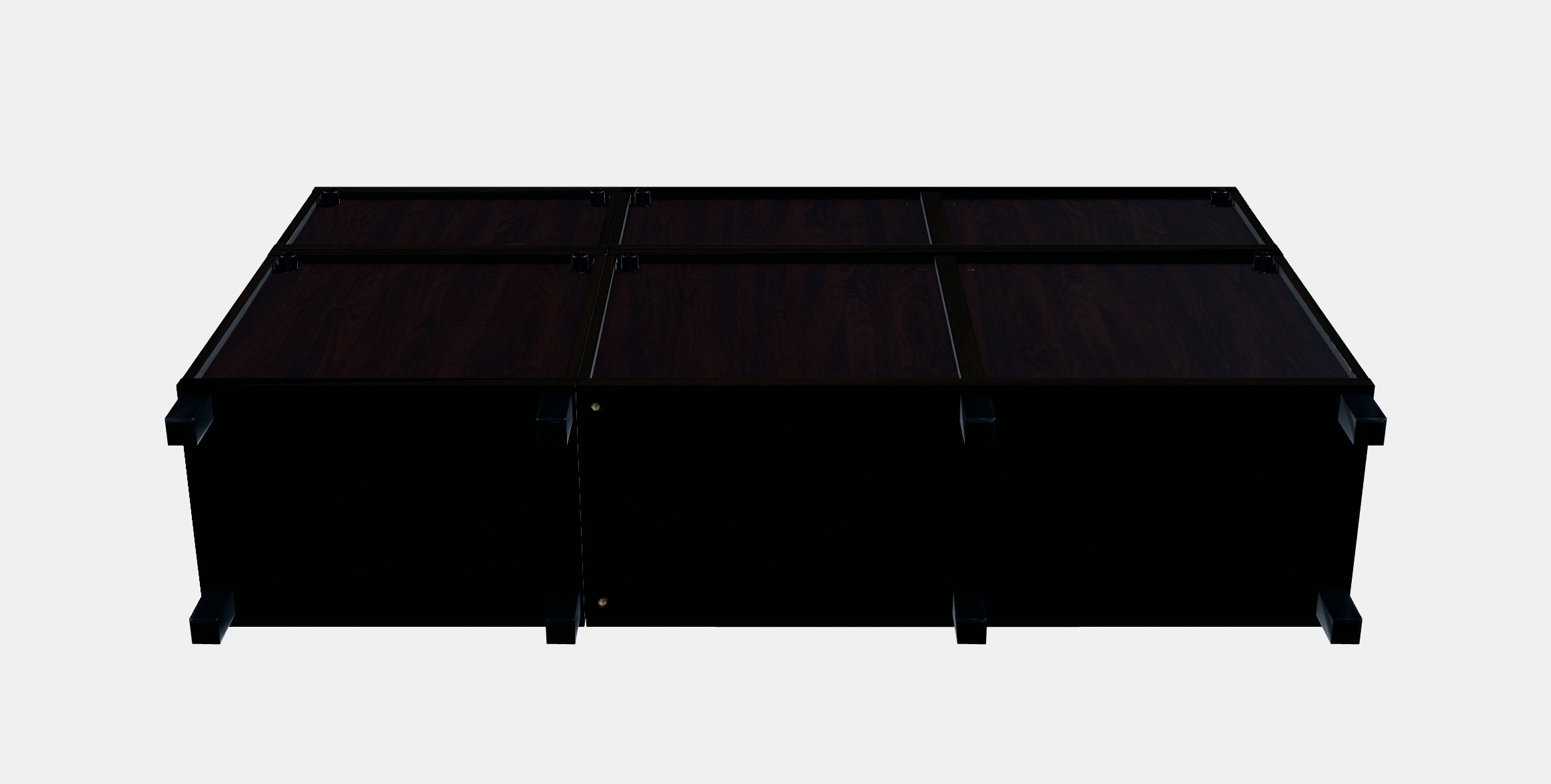 BESTA Storage combination with doors 41 Low-poly 3D model_6