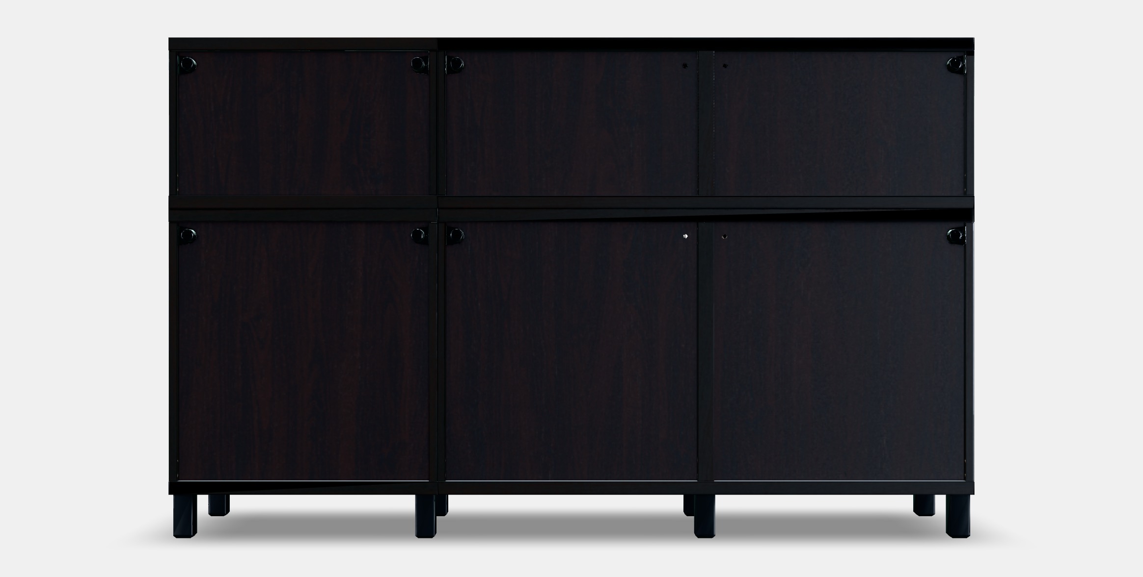 BESTA Storage combination with doors 41 Low-poly 3D model_15