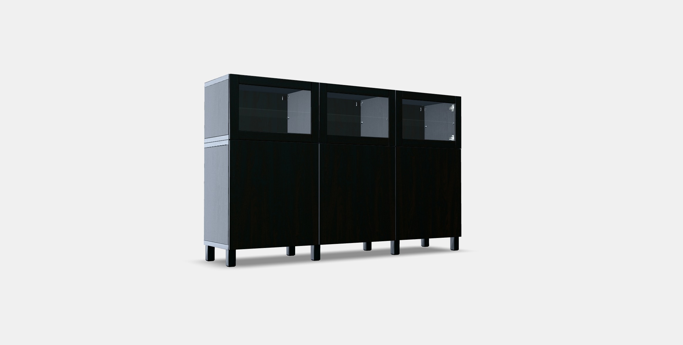BESTA Storage combination with doors 41 Low-poly 3D model_2