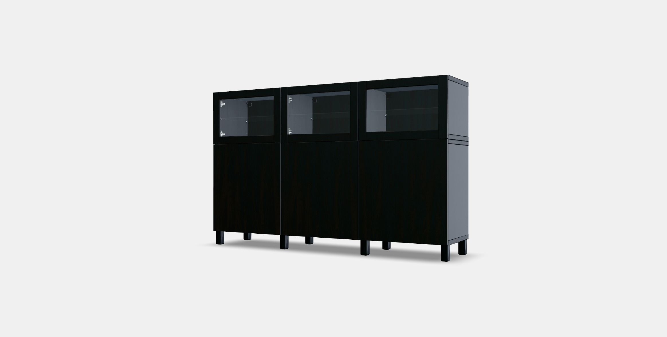 BESTA Storage combination with doors 41 Low-poly 3D model_10
