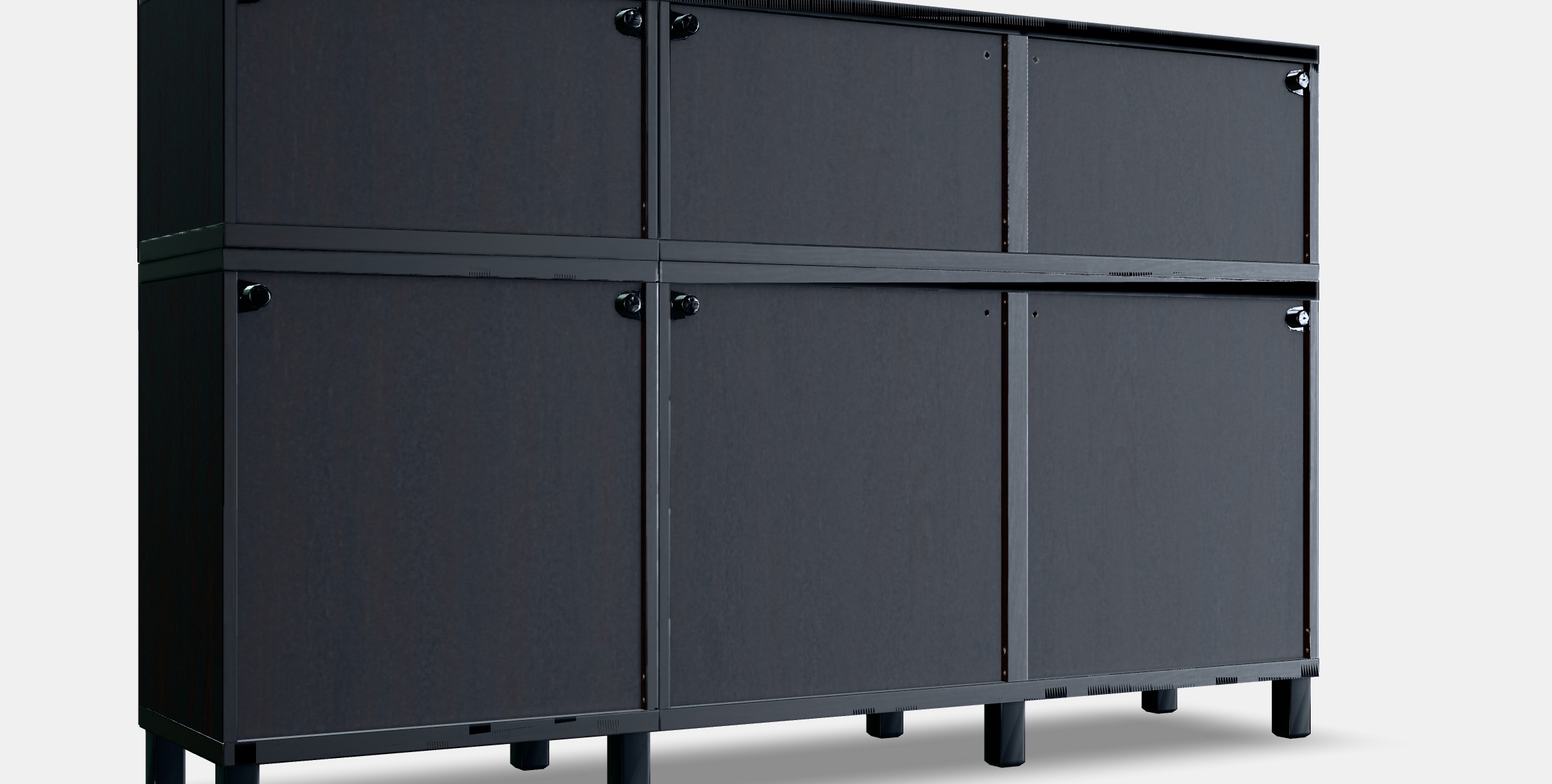 BESTA Storage combination with doors 41 Low-poly 3D model_7