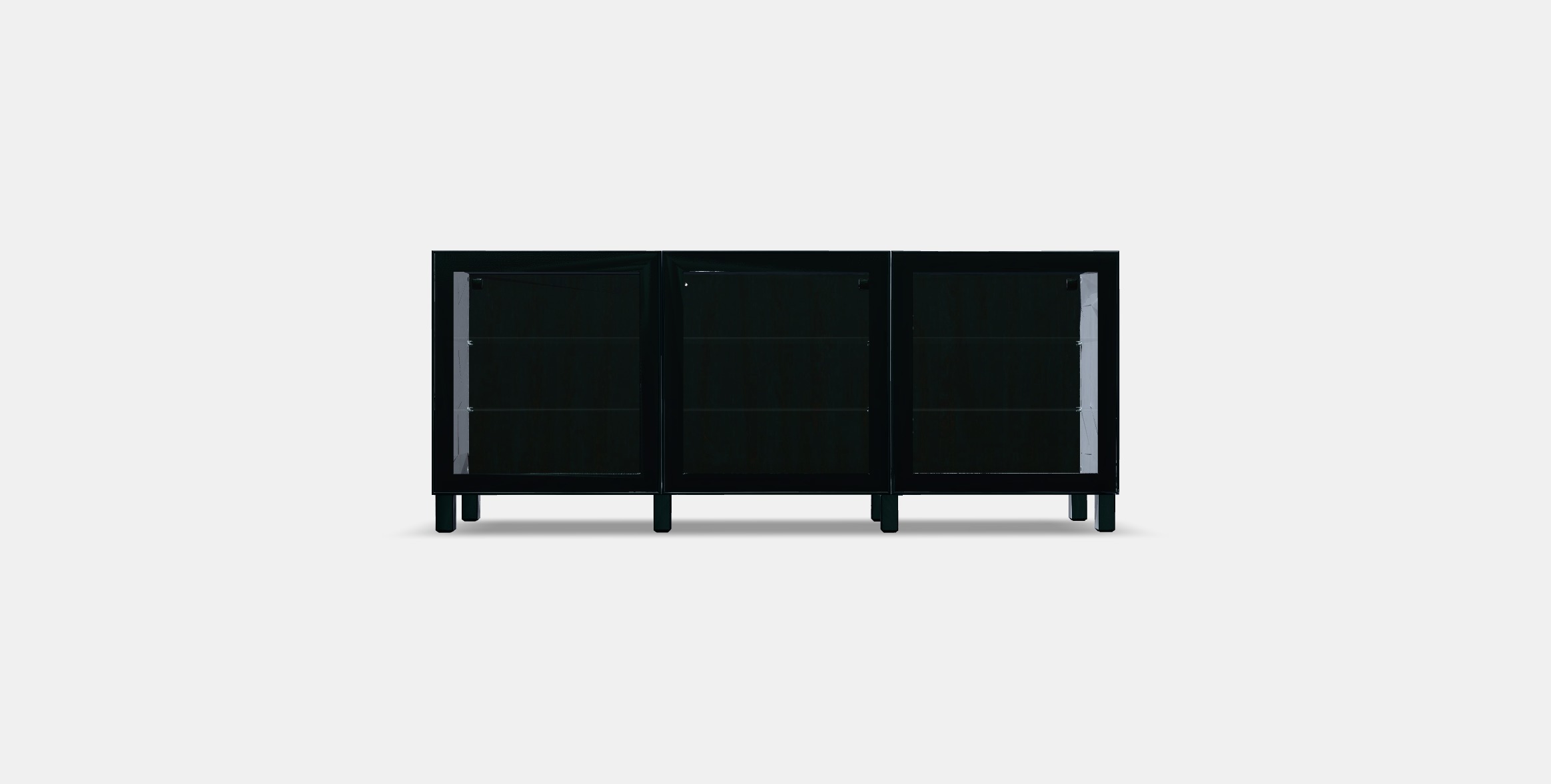 BESTA Storage combination with doors 44 Low-poly 3D model_10