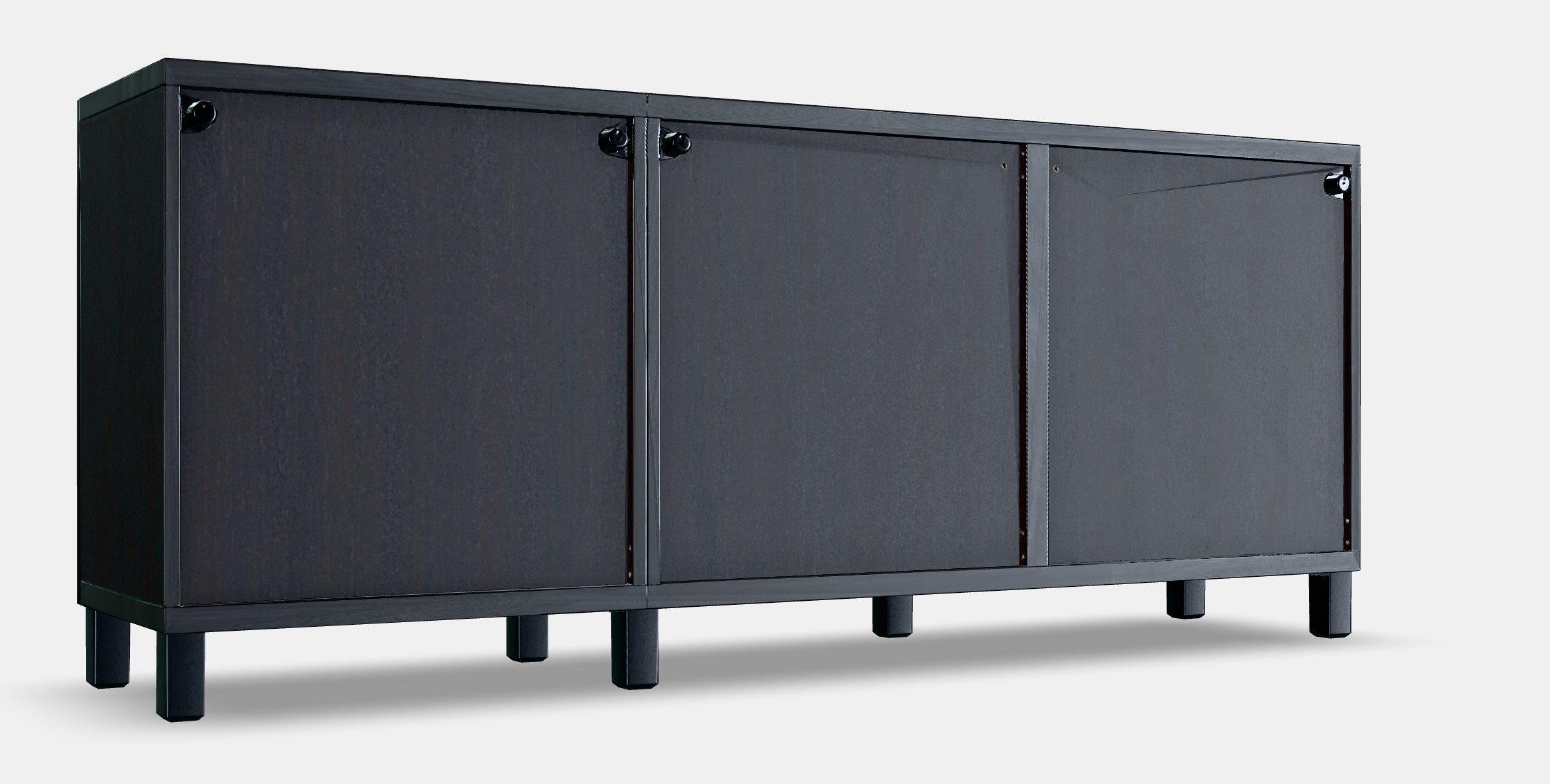 BESTA Storage combination with doors 44 Low-poly 3D model_2