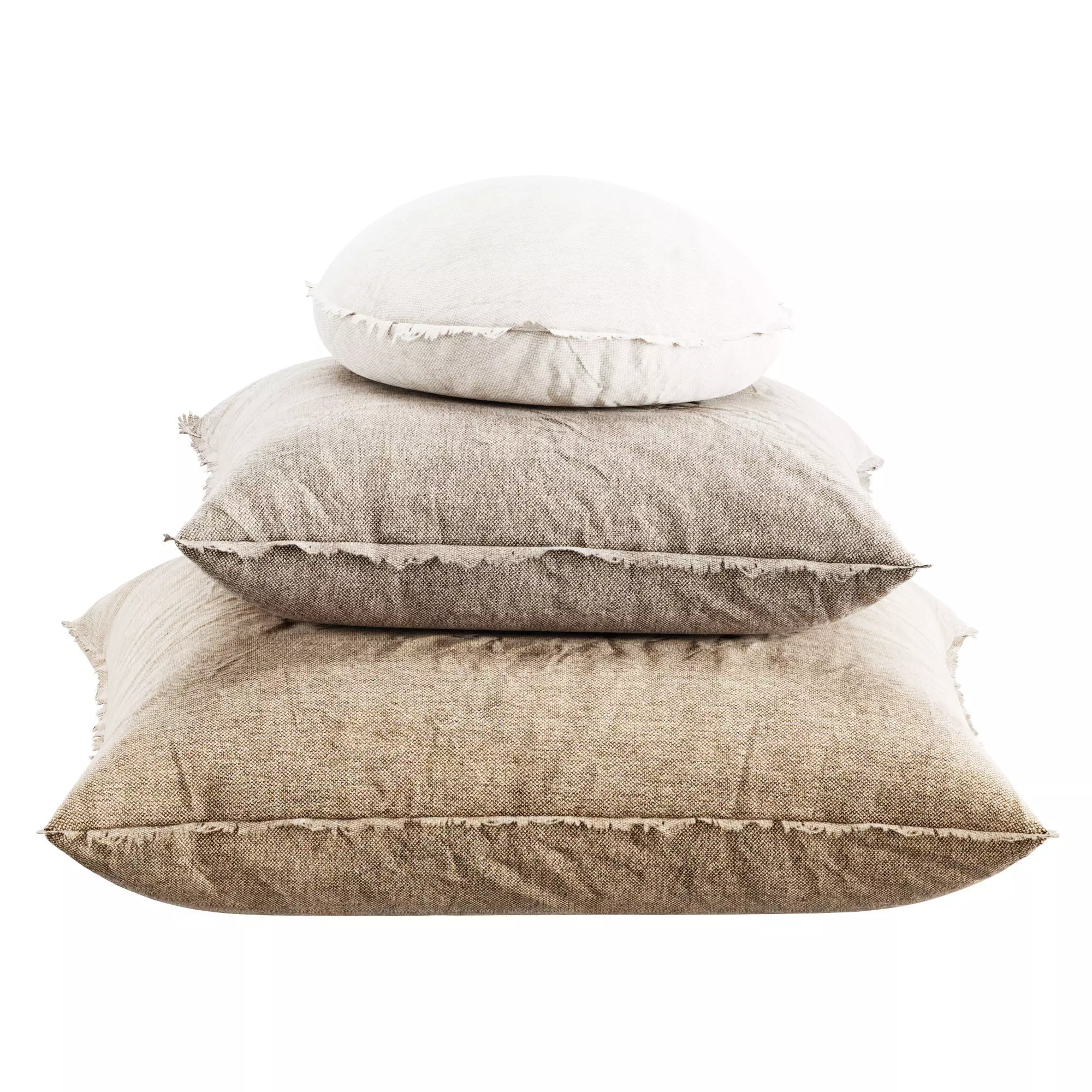 Decorative pillow set 3D model_0