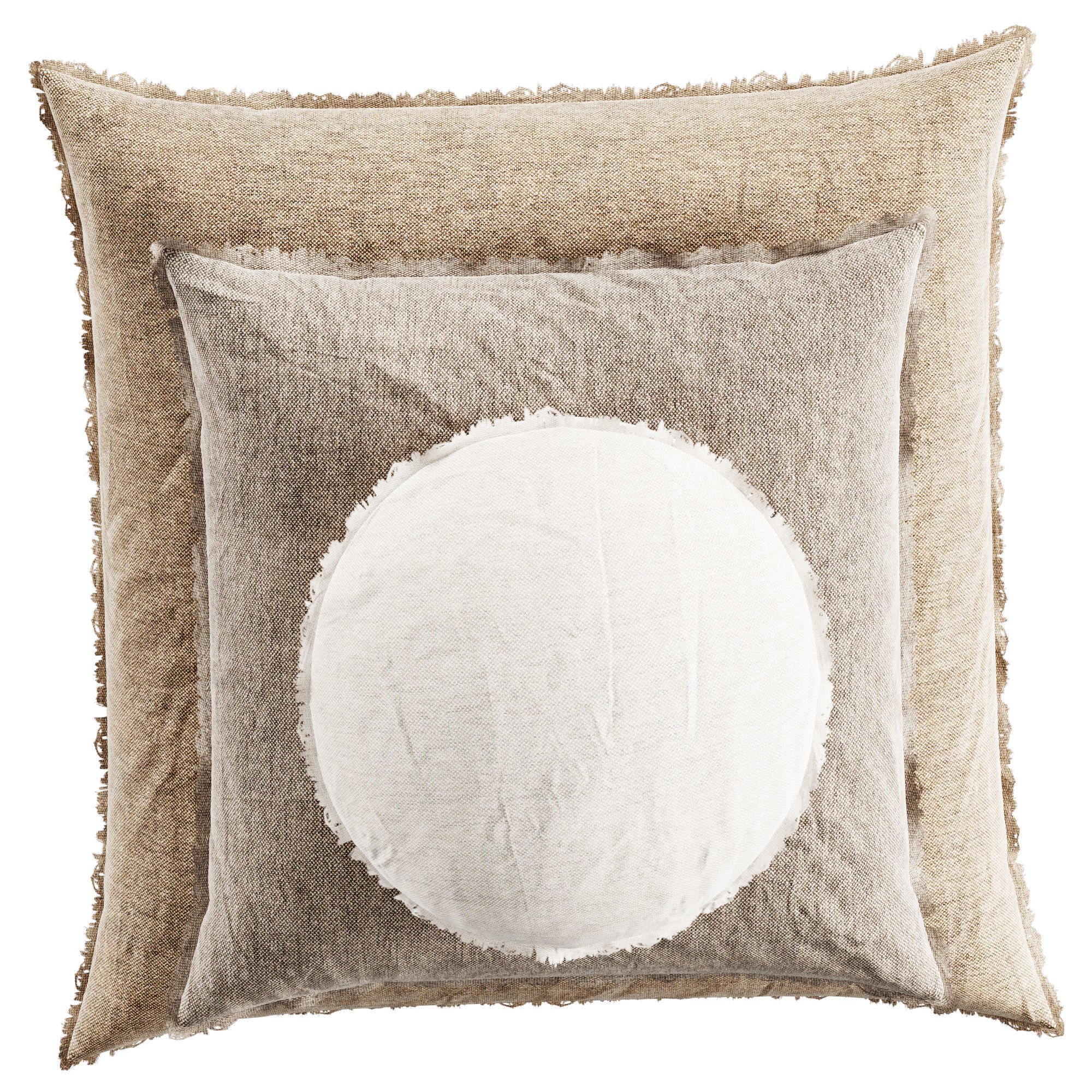 Decorative pillow set 3D model_2