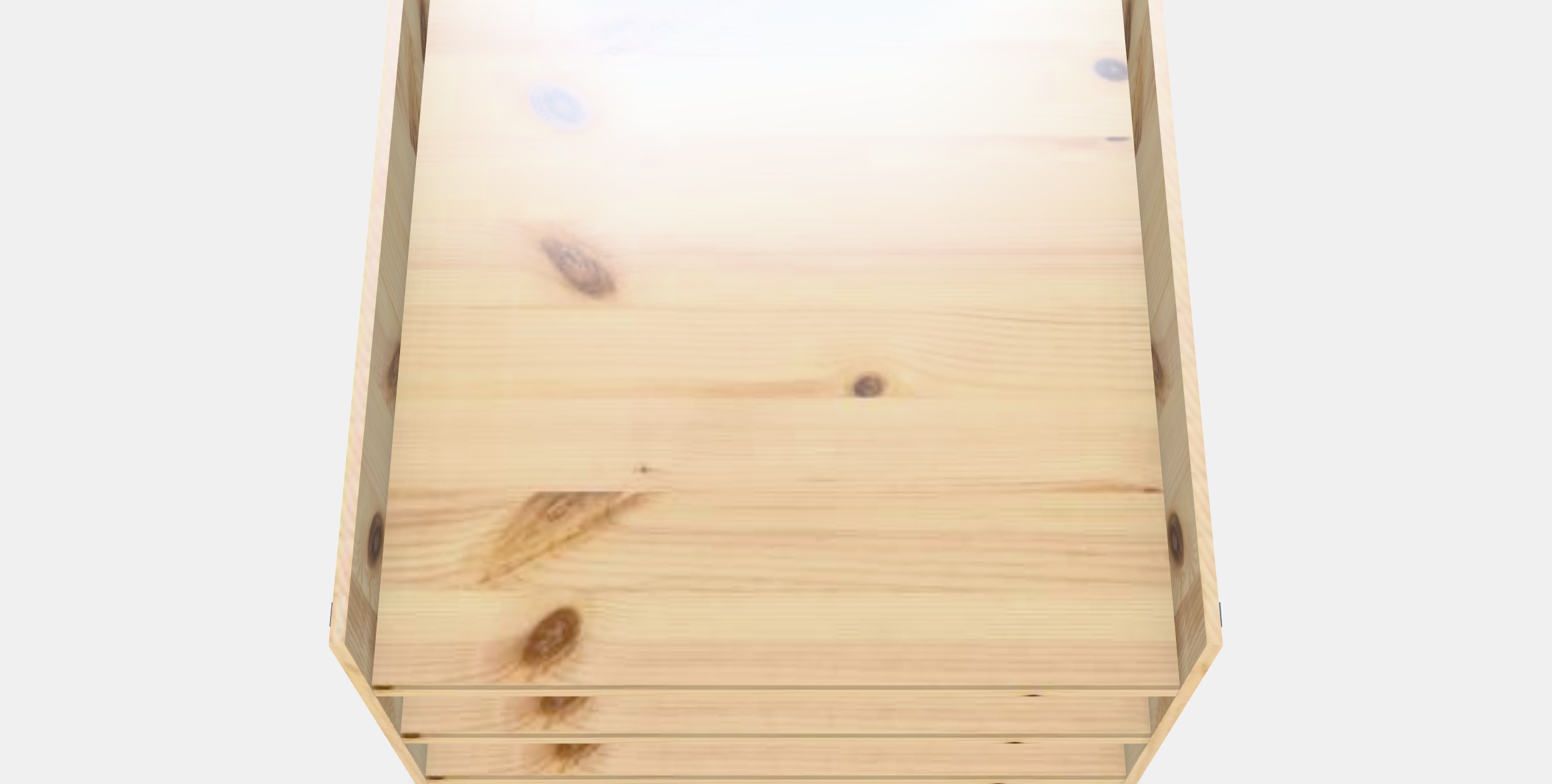 KALLAX Insert with 4 shelves 1 Low-poly 3D model_4