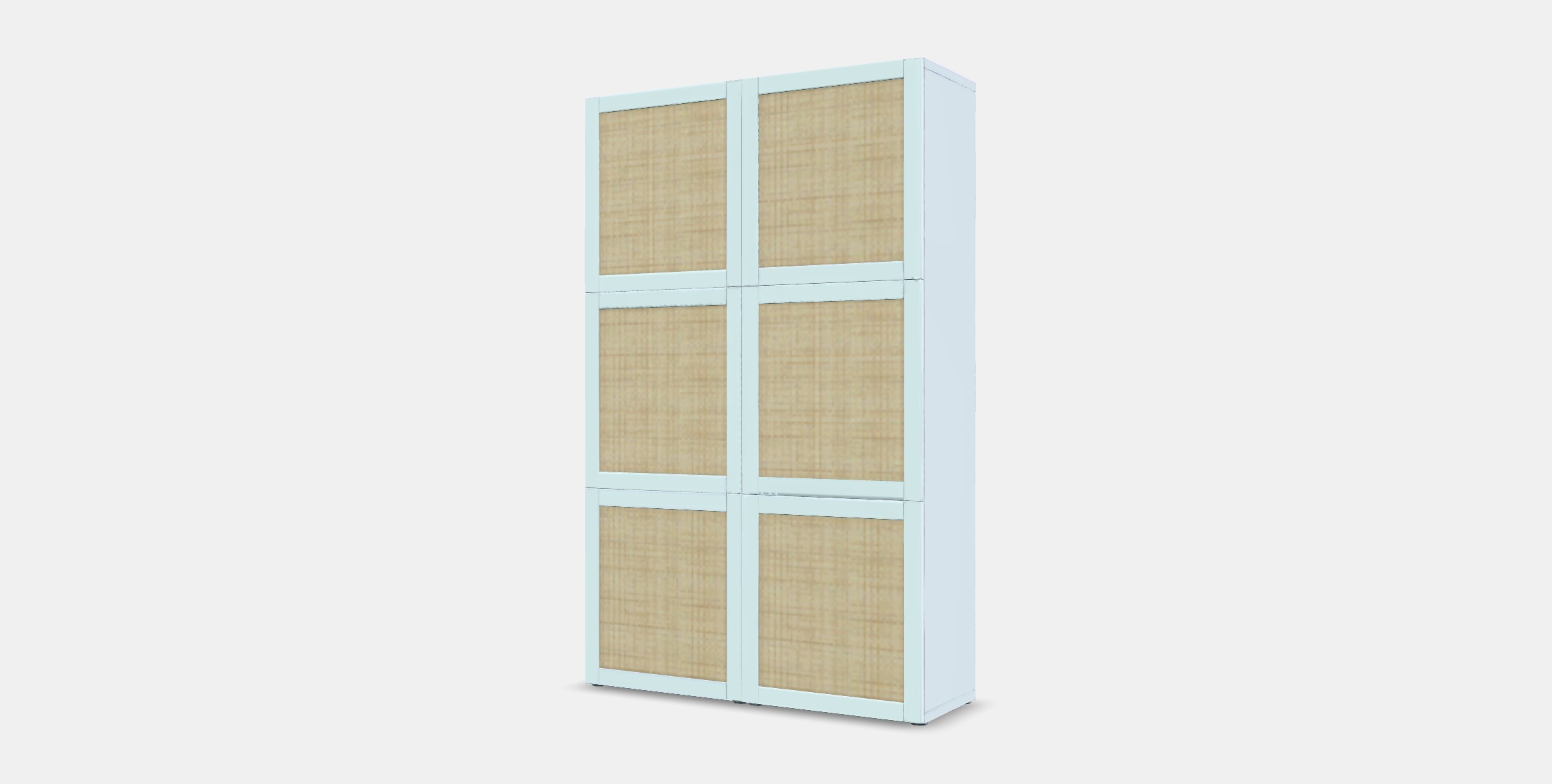 BESTA Storage combination with doors 45 Low-poly 3D model_11