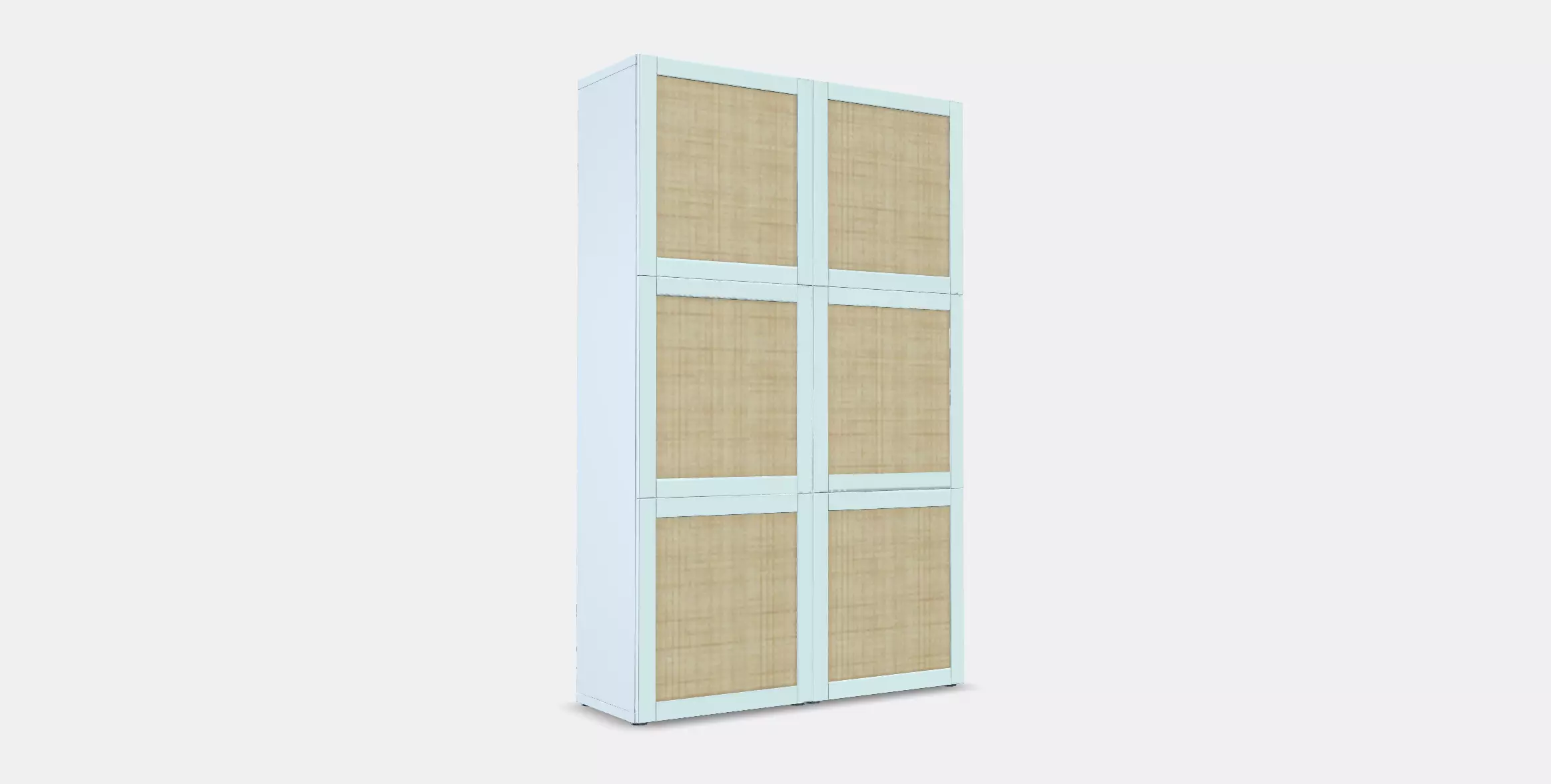 BESTA Storage combination with doors 45 Low-poly 3D model_0