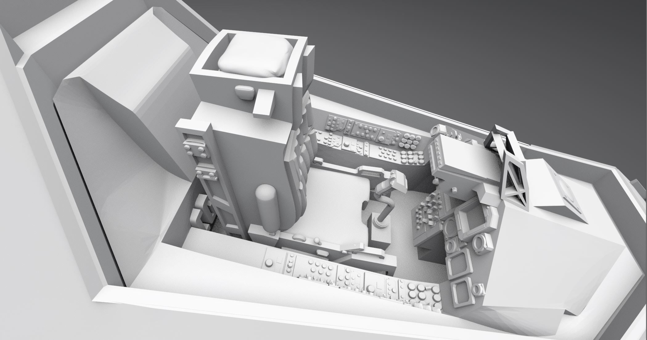 F117 Nighthawk Scale model  3D print model_1