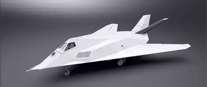 F117 Nighthawk Scale model  3D print model