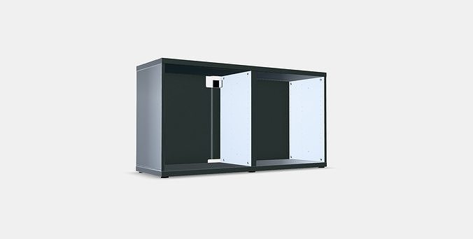 BESTA TV bench 47 Low-poly 3D model