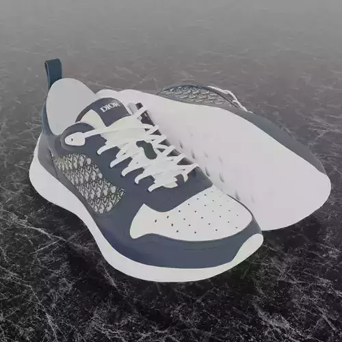 CHRISTIAN DIOR B25 3D SHOES - BLUE