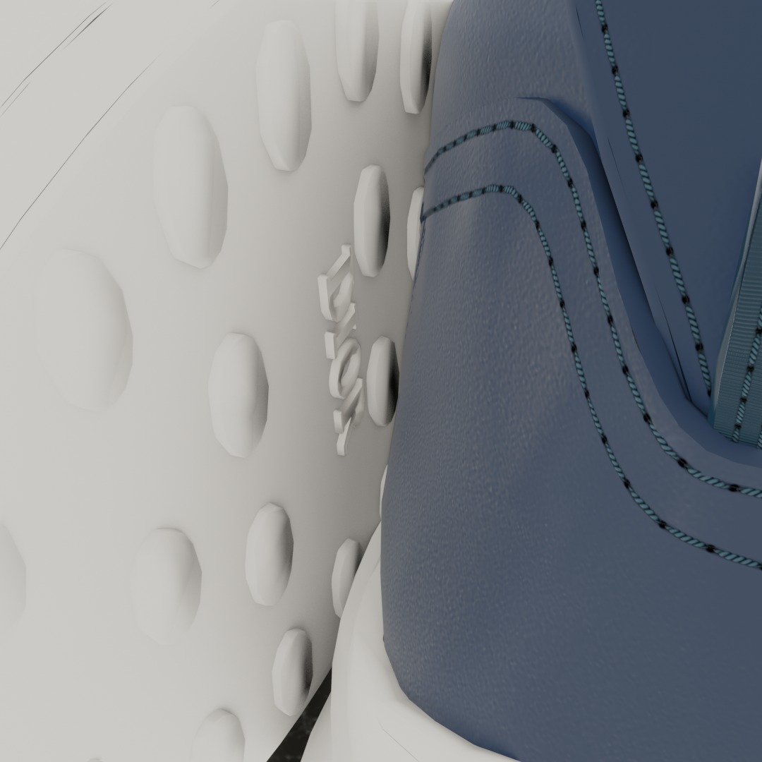 CHRISTIAN DIOR B25 3D SHOES - BLUE 3D model_10