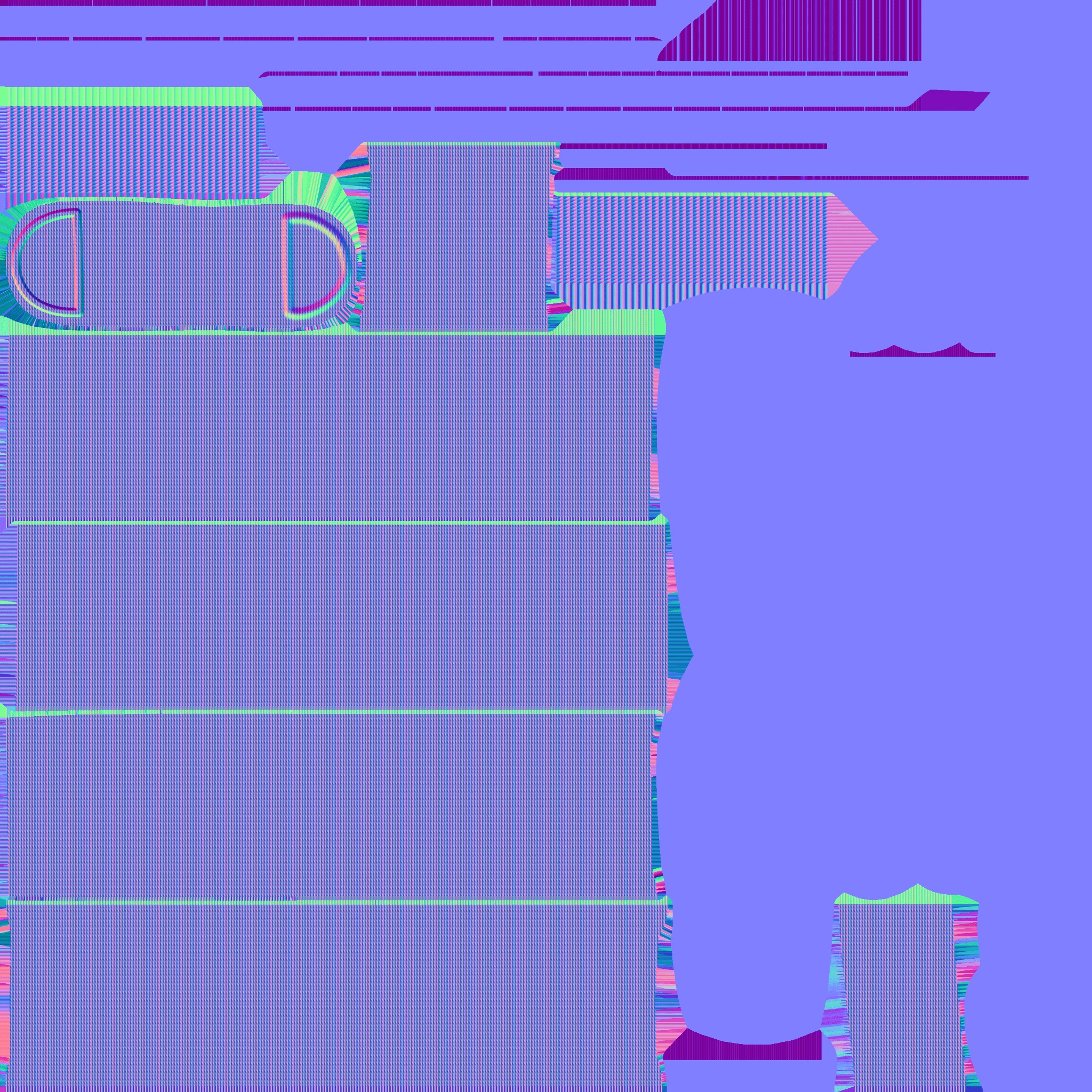 CHRISTIAN DIOR B25 3D SHOES - BLUE 3D model_17