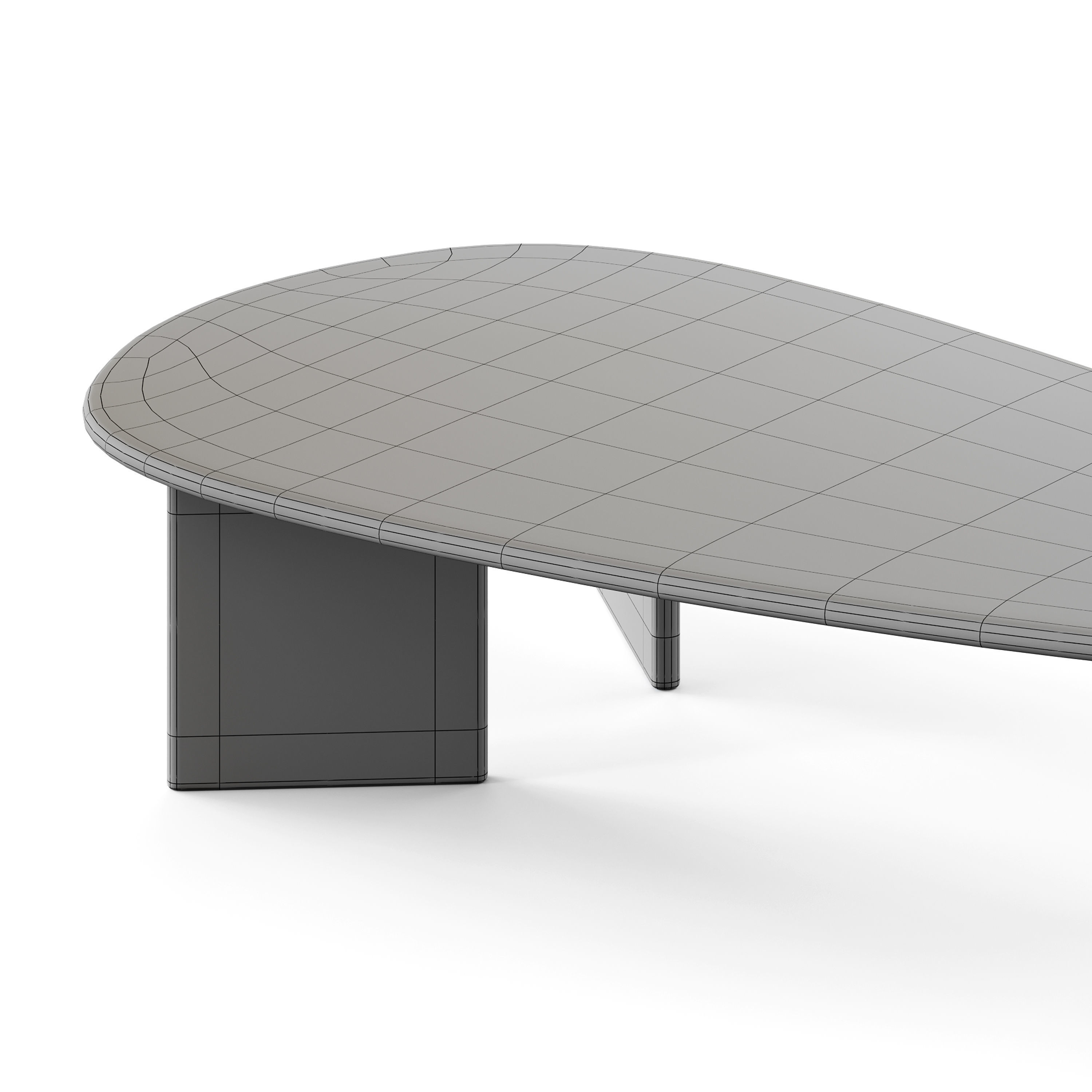 Modern coffee table 3D model_14
