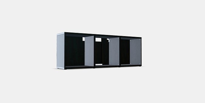 BESTA TV bench 48 Low-poly 3D model