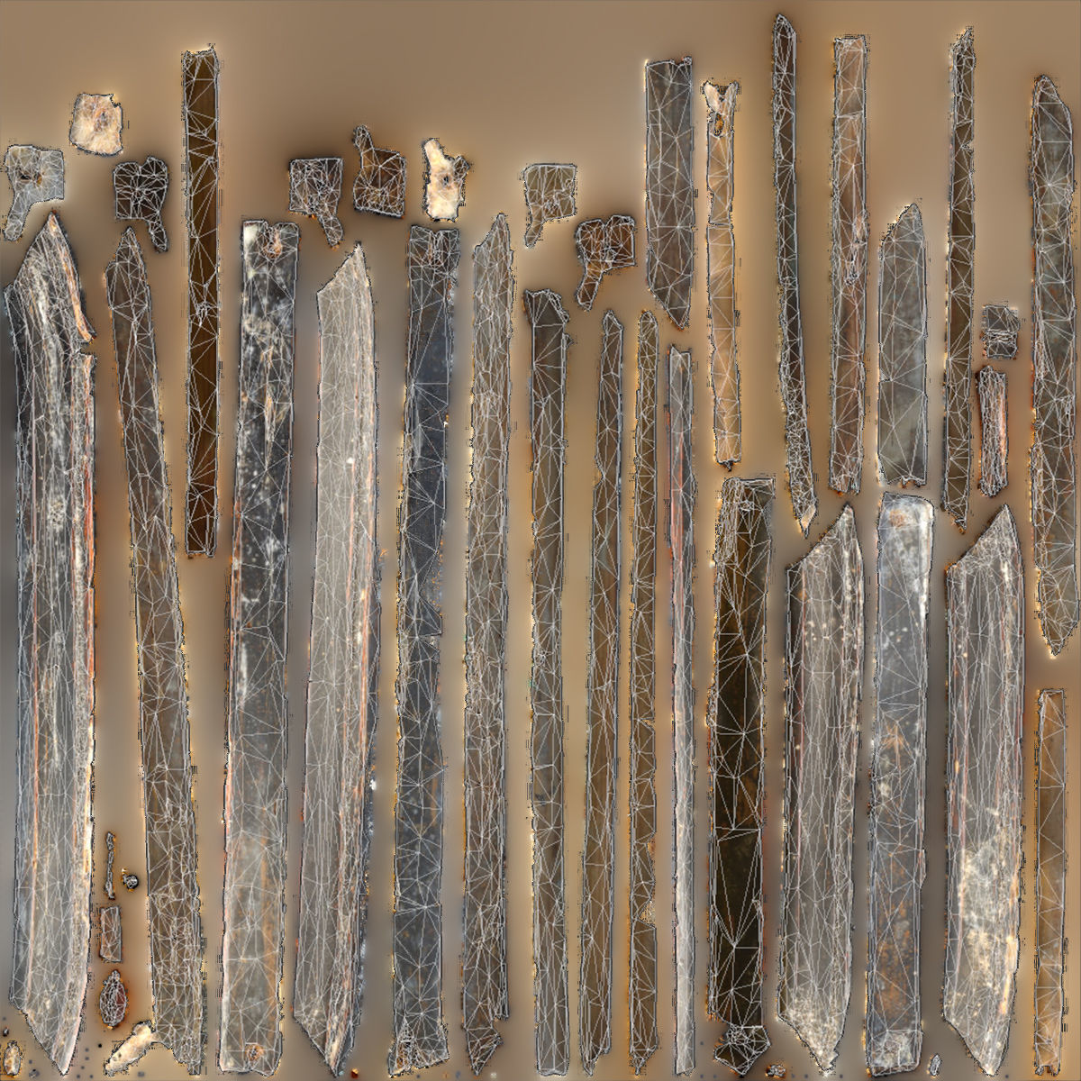 Photo Frame Low-poly 3D model_6