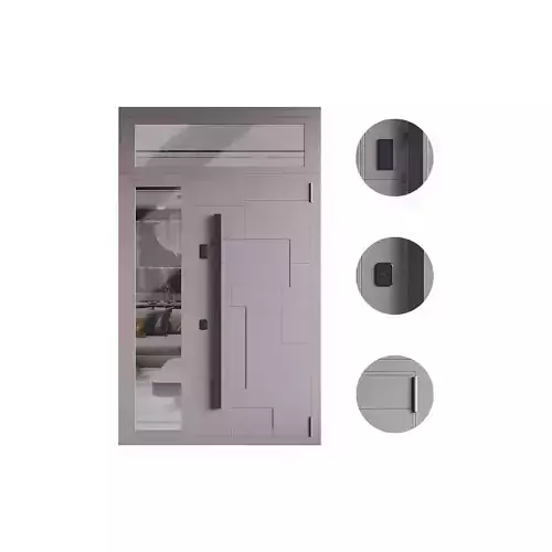 Modern entrance door 01